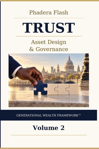 Trust: Asset Design and Governance, Volume 2 book cover by Phadera Flash